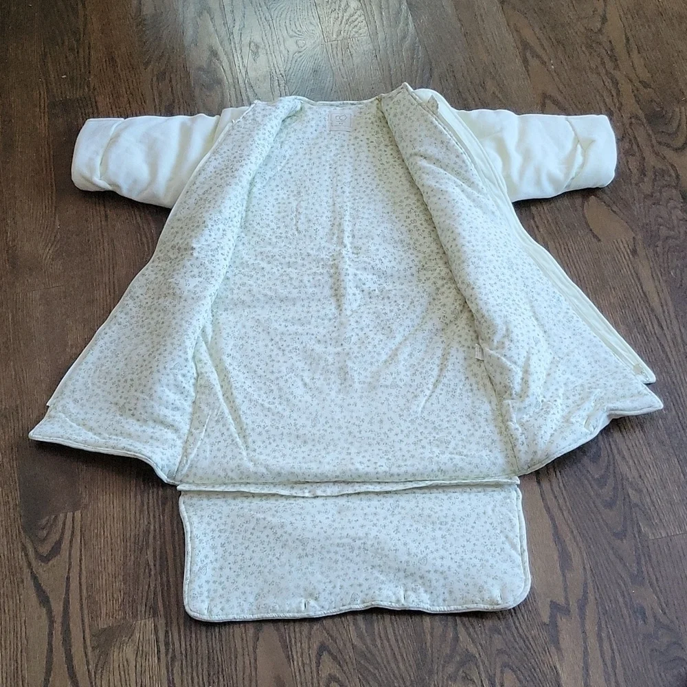 Baby Yellow Unisex Sleep Warm Sack Puffy Padded Sleeping Bag Blanket Embroidery